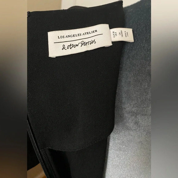 & OTHER STORIES Cutout Buckle Dress Black Size 6 (Small) - Picture 5 of 8